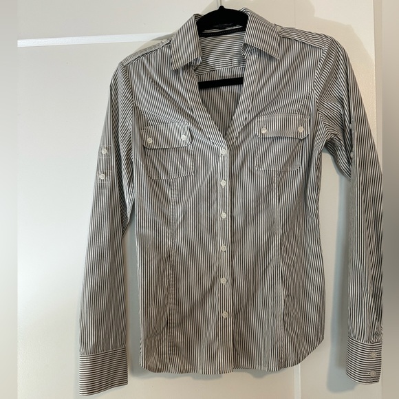 Express Design Studio Button Down Shirt xs - Picture 3 of 9